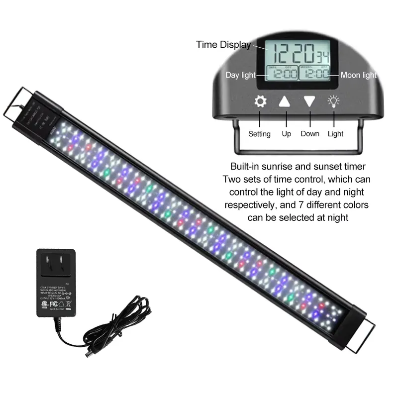 Planted Aquarium Hours - LED IP68 11,8 inch 18W plantengroei