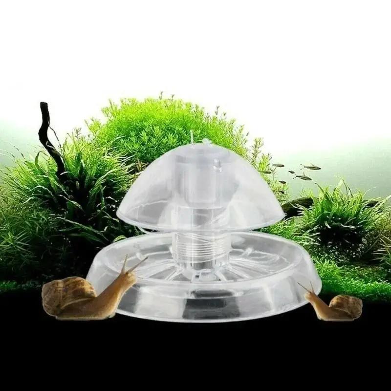 Planted Aquarium With Fish - 2026 Nieuwe 6/8CM Transparante Plastic Slakkenval