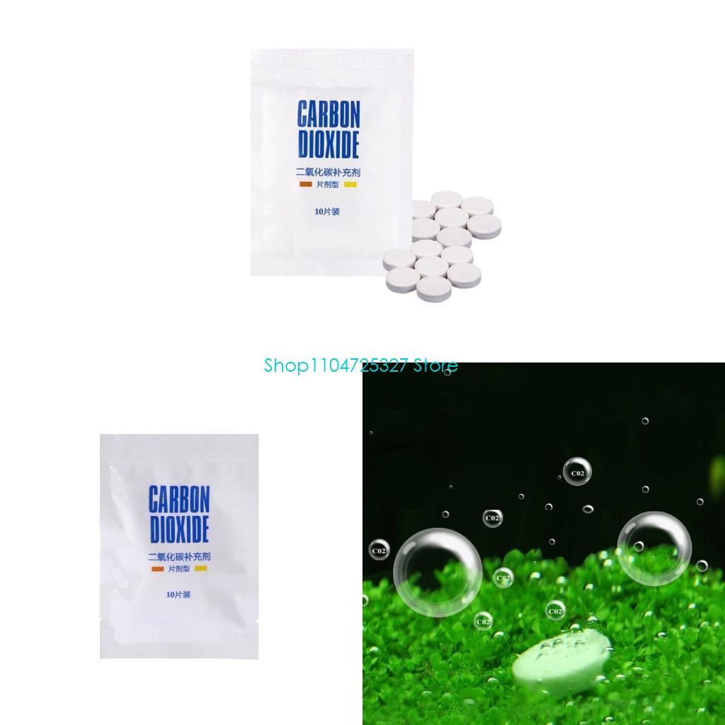 Aquarium Plant Vitamins - Co2-tabletten Aquariumplanten 10 tabbladen Hetzelfde effect