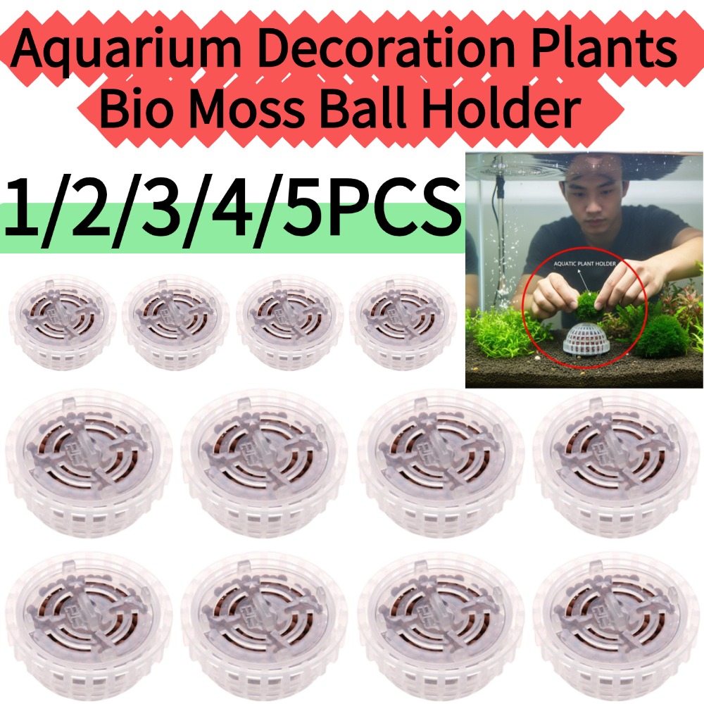 Aquarium Planted Tank Filter - 1/2/3/4/5PCS Aquarium Decoratie Planten Bio Mos