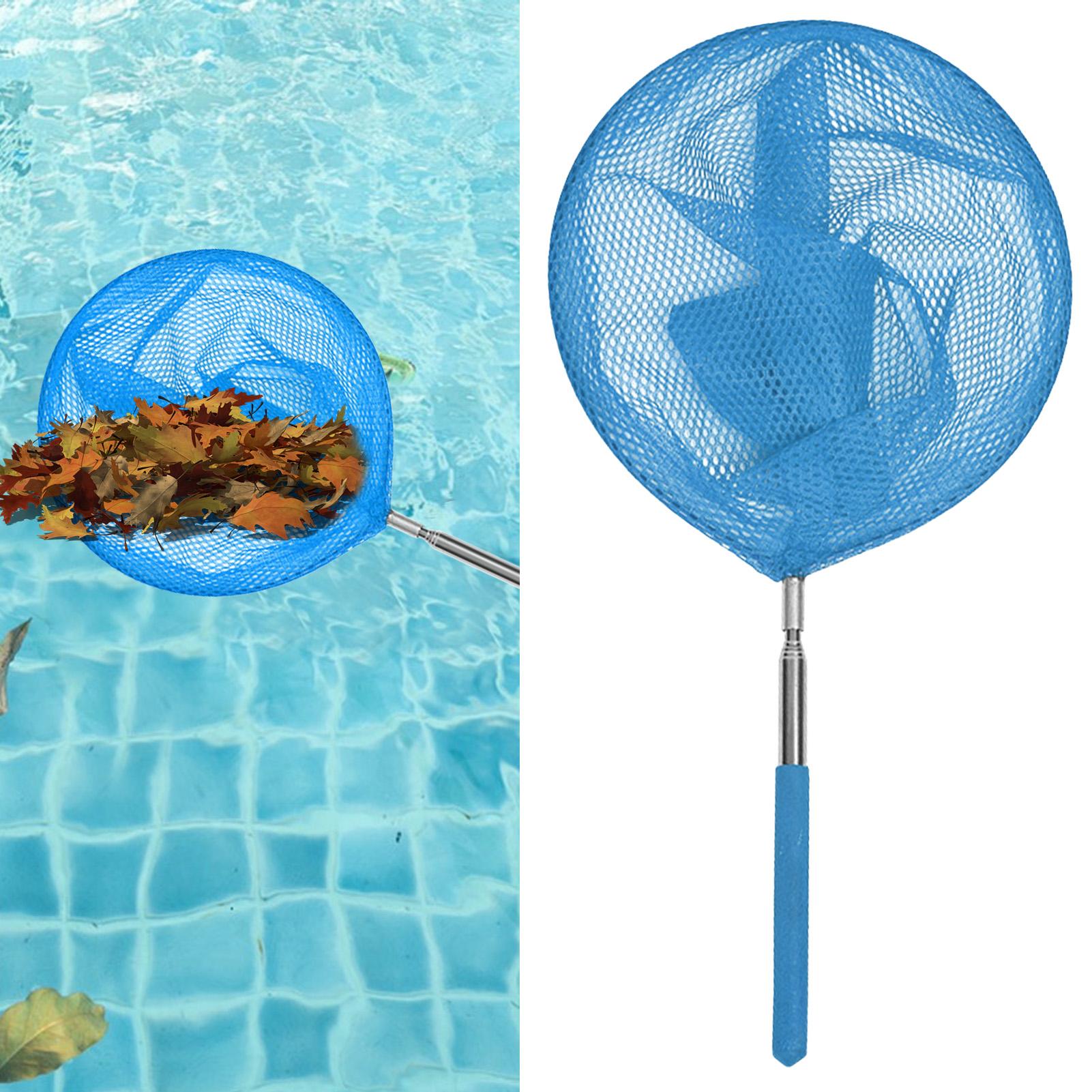 Aquarium Plant Iron - Zwembadskimmernet met telescopische paal Roestvrijstalen visnetten