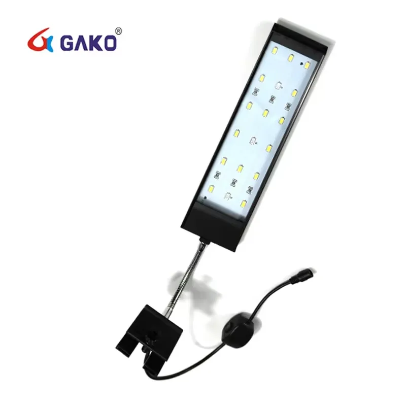 Aquarium Plant Easy To Grow - Verstelbare metalen slang, eenvoudige installatie, zoetwaterplantenlamp,