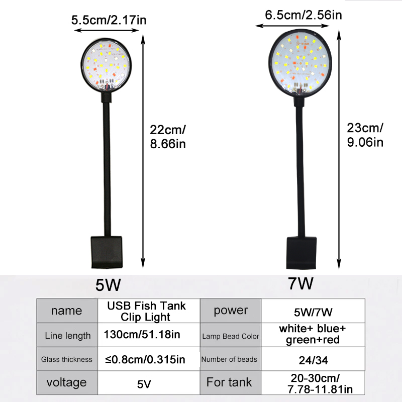 USB Aquarium LED-lamp Aquarium - Aquarium Plant Iron recensie en prijs