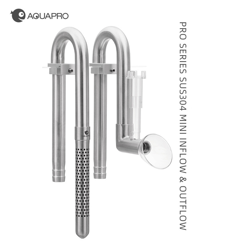 AQUAPRO Mini RVS Instroom Uits - Aquarium Planted Tank Filter recensie en prijs