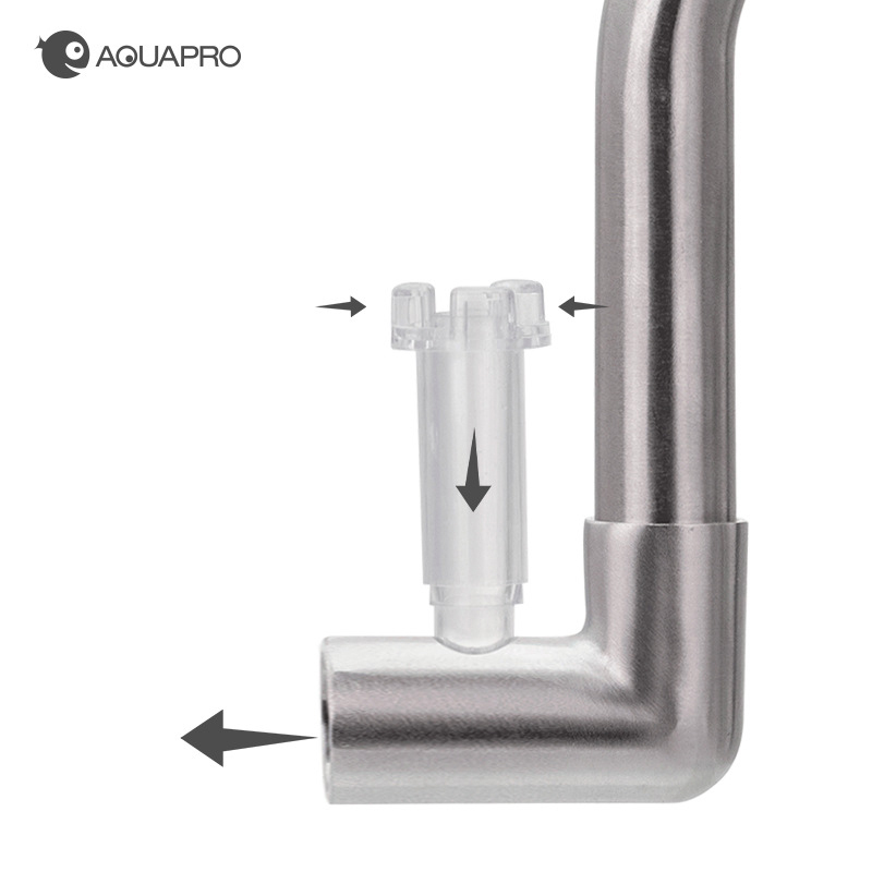 AQUAPRO Mini RVS Instroom Uits - Aquarium Planted Tank Filter recensie en prijs