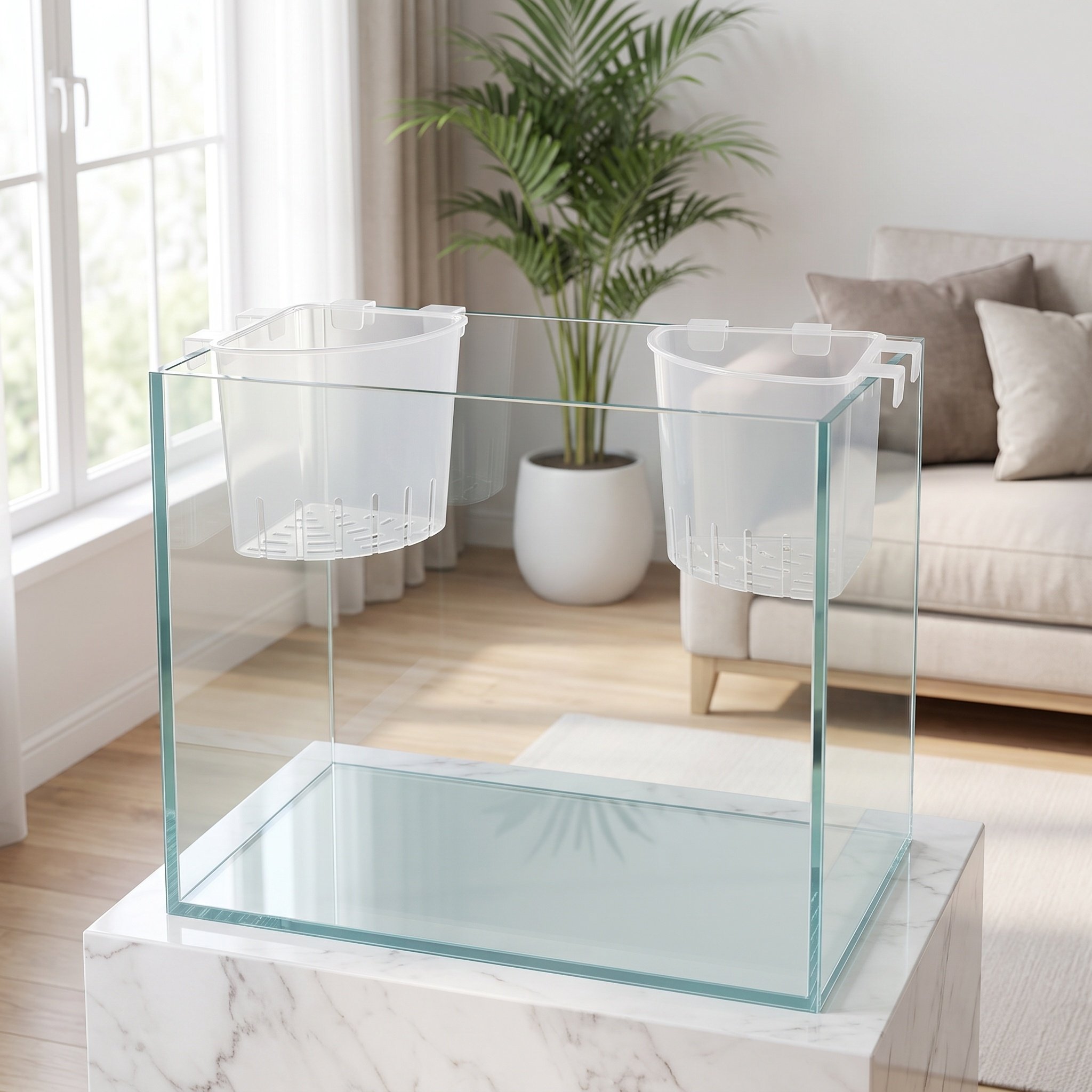 4 stuks aquarium hangende hoek - Planted Aquarium With Fish recensie en prijs