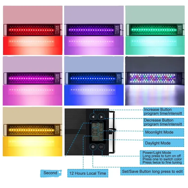 LED Aquariumverlichting 45cm 2 - Planted Aquarium Hours recensie en prijs