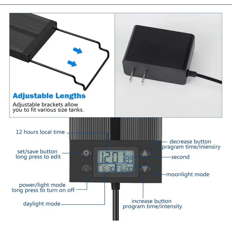 LED Aquariumverlichting 45cm 2 - Planted Aquarium Hours recensie en prijs