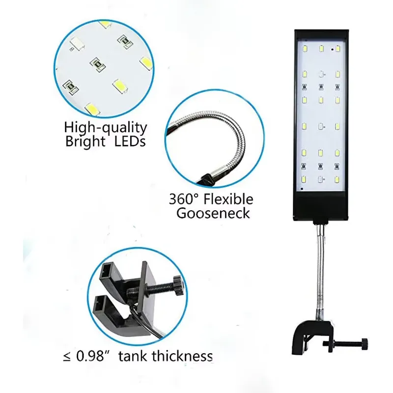 Verstelbare metalen slang, een - Aquarium Plant Easy To Grow recensie en prijs