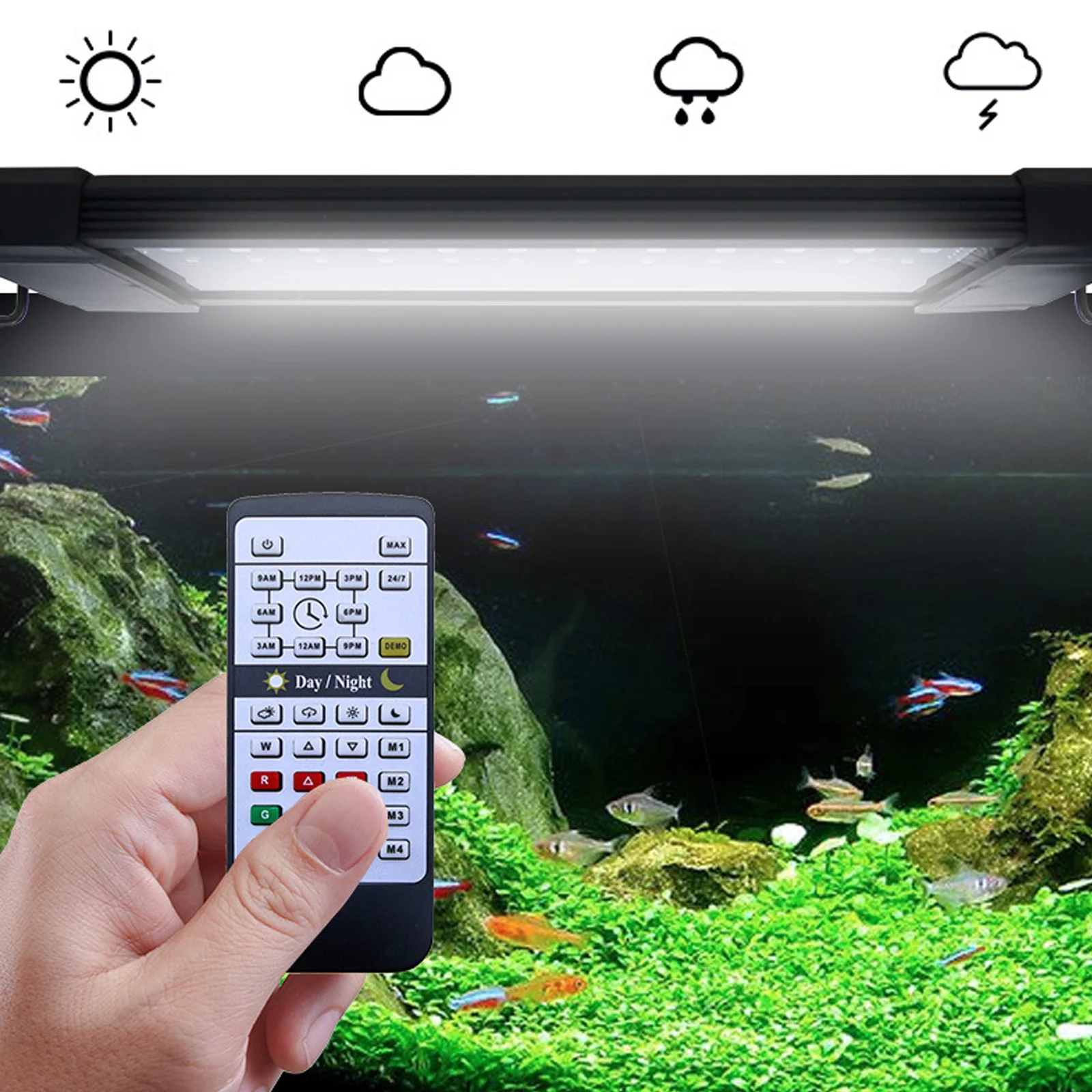 Liweida 24 uur natuurlijk lich - Planted Aquarium Hours recensie en prijs